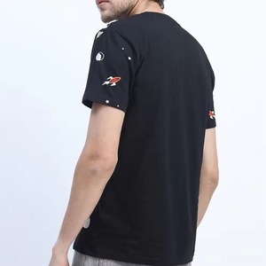 เสื้อยืดผ้าฝ้าย100% สำหรับผู้ชายเสื้อยืดโลโก้แบบซับลิเมชันออกแบบได้ตามต้องการ - Product Image 3