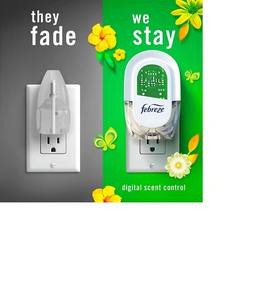 Recharge d'huile parfumée pour désodorisant électrique Febreze 0,87 oz 3 unités Éliminateur d'odeurs pour la maison, la salle de bain et la cuisine - Product Image 1