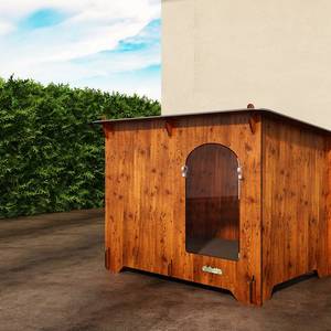 Cucciolotta Cucciolotta Colonial XXL Casa para Mascotas Cuadrada Resistente al Viento de Alta Calidad con Laminado HPL para Animales Pequeños Hecha en Italia - Product Image 3