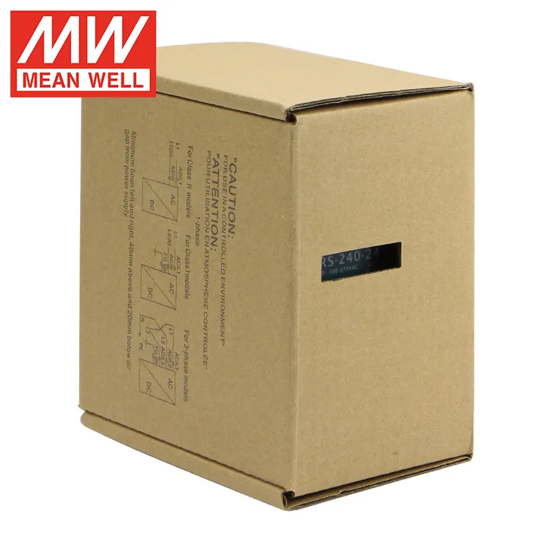 Mean Well catu daya DRS-240-24 Ups suplai daya 24V Ups Smps Meanwell