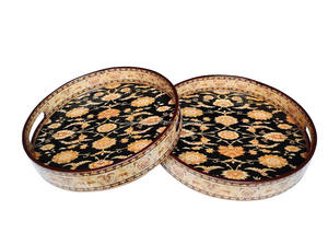 Bandeja de madera para servir restaurante bandeja de desayuno y bandeja de madera para servir alimentos con asa - Product Image 5