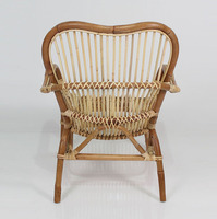 Sillón de Ratán de Indonesia, Fábrica con Certificación BSCI, Diseño Moderno, Funda Extraíble, para Sala de Estar y Uso en Hoteles