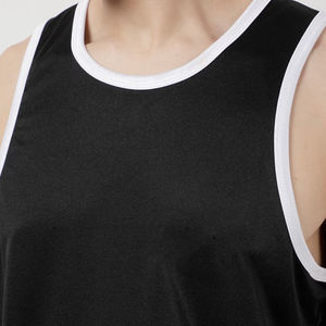 Con costilla blanca Buena venta Diseño único Manga sin mangas hecha a medida Hacer propio producto Trajes de boxeo y conjuntos de camisetas sin mangas - Product Image 5