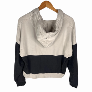 เสื้อครอปมีฮู้ดแบบสวมหัวมีฮู้ดสีดำมีซิปแบบลำลองสำหรับผู้หญิงเสื้อผ้าแนวสตรีทผ้าคอตตอนระบายอากาศได้ดีเสื้อกันหนาวมีฮู้ดปรับแต่งได้สำหรับฤดูหนาว - Product Image 2