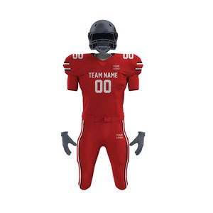 Uniforme et maillot de football américain unisexe personnalisé, respirant, manches courtes, séchage rapide - Product Image 2