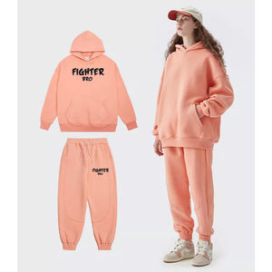Tenue pull à capuche surdimensionné sweat à capuche zippé grande taille femmes vêtements OEM ODM logo personnalisé en gros - Product Image 1