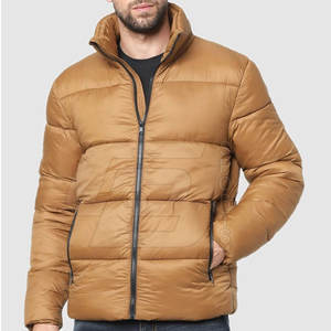 แจ็คเก็ตพัฟเฟอร์ผู้ชายดีไซน์ใหม่ปี 2026 ขายส่งราคาพิเศษ เสื้อโค้ทบุหนานุ่มแบบกำหนดเอง เสื้อแจ็คเก็ตฤดูหนาวผ้าโพลีเอสเตอร์หนาและอบอุ่น - Product Image 1