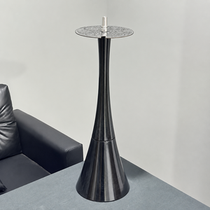 Ensemble de tuyaux d'eau de luxe en acier inoxydable de 66 cm avec base style marbre, options noir et blanc, pour bar, vente en gros - Product Image 5