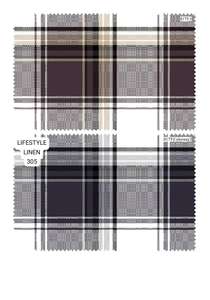 Tela de algodón puro a cuadros índigo teñida de hilo para confección de prendas de vestir, camisas, exportación internacional - Product Image 3