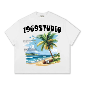 Camiseta Unisex Oversize Boxy para Mujeres Adolescentes OEM ODM Logo Tallas grandes Longitud corta Bordado Fabricado a medida Vietnam - Product Image 3