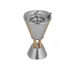 Conception de feuille de laiton avec porte-encens en marbre et diffuseur d'aromathérapie porte-encens en métal à prix inférieur - Product Image 2