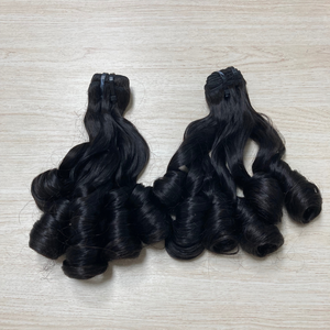 Máquina de cabello ondulado hinchable, extensión de cabello vietnamita de doble trama que teje 100% cabello humano - Product Image 2