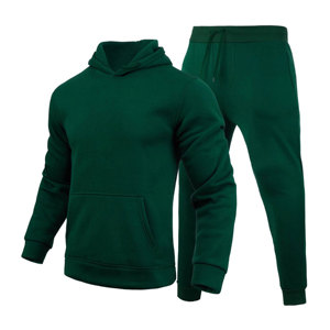 เสื้อกีฬาแขนยาวแบบสวมหัวมีฮู้ดของผู้ชายเสื้อออกกำลังกาย6XL ไซส์พิเศษชุดวอร์มสีพื้นปักโลโก้สำหรับวิ่ง - Product Image 1