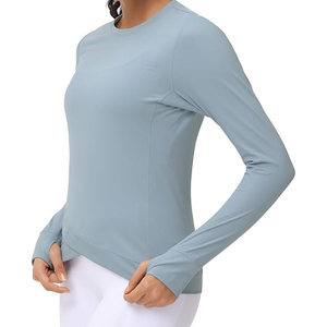 Pantalones Deportivos de Cintura Alta Elástica para Mujer, de Secado Rápido, Transpirables, Duraderos, de Poliéster/Nailon, para Correr, Fitness y Yoga - Product Image 2