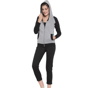 Ensemble sweat à capuche et joggers pour femmes 100% coton respirant Survêtement pour femmes Streetwear Ensemble survêtement pour femmes - Product Image 6