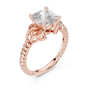 Anillo de promesa de diamante exquisito de tamaño personalizable Diseño de cristal HipHop elegante Moissanite Piedra principal Los mejores colgantes finos Encantos - Product Image 2