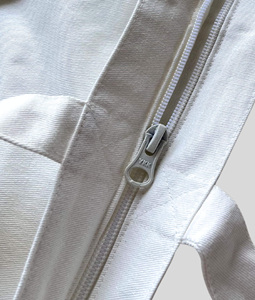 100% coton personnalisable toile fourre-tout sacs pour femmes entièrement brodé fermeture à glissière pour été automne hiver printemps - Product Image 2