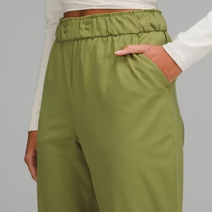 กางเกงวอร์มเอวสูงสำหรับผู้หญิง,กางเกงโยคะกระเป๋าข้างสำหรับผู้หญิงวิ่งสำหรับผู้ใหญ่ - Product Image 3