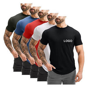 T-shirts de sport unisexes pour hommes, 100% polyester, respirants, écologiques, séchage rapide, impression de logo personnalisée, style streetwear - Product Image 5
