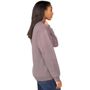 Sweatshirts à col rond en coton mélangé bleu marine pour femmes - Product Image 6