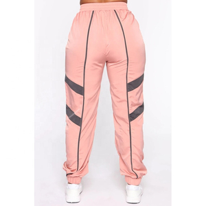 Survêtements imperméables sur mesure en gros, taille plus, pour femmes, ensemble court, bloc de couleur, manches mi-longues, haut court à fermeture éclair, shorts - Product Image 4