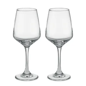 Ensemble de verres à vin personnalisés CHEERS pour la promotion de produits et le merchandising - Product Image 5