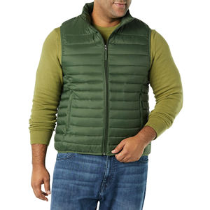 Gilet matelassé sans manches OEM, veste gonflée, logo personnalisé, couleur personnalisée, polyester, gilets de haute qualité, gilet matelassé chaud pour l'hiver pour hommes - Product Image 4