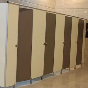 Cubículo moderno de calidad superior para baño de hospital, accesorio impermeable antifuego de alta resistencia, múltiples compartimentos inodoros - Product Image 1