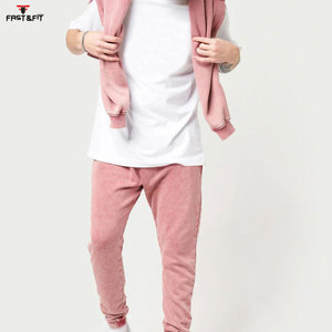 Precios razonables Ropa de verano transpirable Hombres Joggers de lavado ácido Venta caliente Pantalones de hombre lavados con ácido - Product Image 3