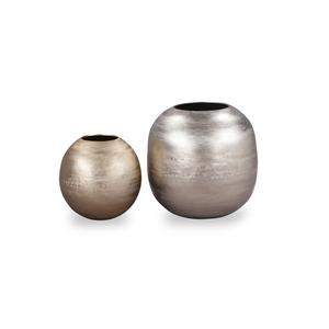 Hot Selling Modern Aluminium Flower <b>Vase</b> Latest Textured Hammered Design for Home Decor-Tabletop Bedroom Living Room Wedding - Product Image 1