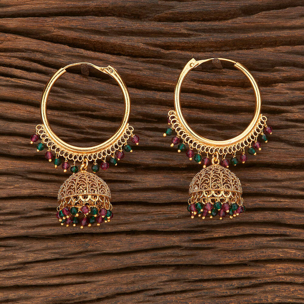 Shop for Gold Jhumka Earrings Online Wholesale OEM
