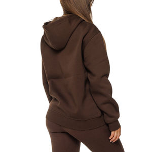 Sudadera con Capucha de Alta Calidad, 100% Algodón Grueso, con Logotipo Personalizado, Sudadera Extra Grande para Mujer para la Temporada de Invierno - Product Image 2