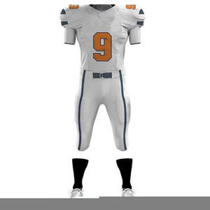 Uniformes de fútbol americano a precio de fábrica 2025, conjuntos de moda de la mejor calidad en todos los colores, talla grande, nueva llegada, sublimación - Product Image 5