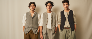 Meilleures ventes Gilet en coton décontracté pour hommes, vêtements d'extérieur coupe-vent avec logo personnalisé et tissu en toile respirant, à vendre - Product Image 5