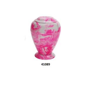 Urna para adultos de cremación de mármol cultivado georgiano de gran venta para cenizas humanas urna funeraria georgiana grande con bolsa de terciopelo gratis - Product Image 5