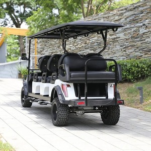 Voiturette de golf électrique d'occasion/neuve 2-8 places, homologuée pour la route, véhicule utilitaire, contrôleur Curtis AC, moteur 48V/72V, certifié EEC/DOT + 50-70 km - Product Image 2