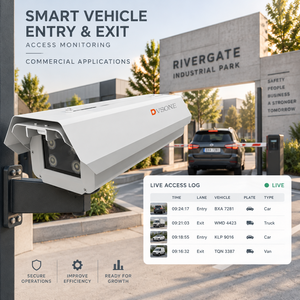 กล้องอ่านป้ายทะเบียนรถยนต์ ANPR LPR สำหรับควบคุมการเข้าออกลานจอดรถ - Product Image 5