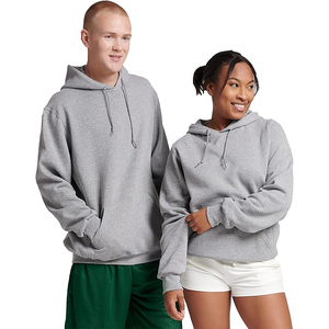 Sweat à capuche polaire Dri-Power pour hommes en mélange de coton évacuant l'humidité Sweat-shirt à coupe décontractée S-4XL évacuant l'humidité - Product Image 4