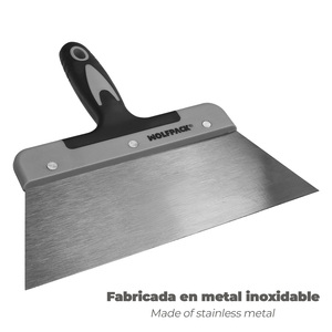 Spatola in acciaio 250 mm. Maniglia in TPR - Product Image 3