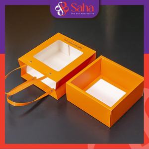 Sac en papier kraft de luxe personnalisé de 18*18*9 cm, emballage sûr pour aliments, cosmétiques, conception de logo gratuite, emballage de magasinage à la mode - Product Image 6