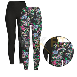 Leggings de gymnastique taille haute à imprimé floral pour femmes par MAXFIT ENTERPRISES Style sportif décontracté - Product Image 5