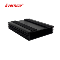 Usinage CNC Boîtier en aluminium anodisé Boîtiers d'instruments électroniques en métal Boîtier pour circuit imprimé Din Rail Box