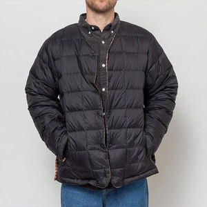 Veste de travail réversible pour homme 100% coton, col montant double face, veste utilitaire, vêtement décontracté en lin pour homme, automne - Product Image 1