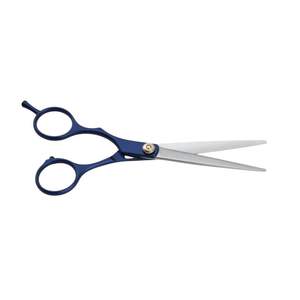 Italian Style Japanese Steel 6.5 Inch Cobalt Blue Custom Logo Professional Barber <b>Scissors</b> <b>Hair</b> <b>Cutting</b> Shears - Product Image 1