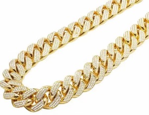 โซ่เพชรทอง18K ส่งตรงจากโรงงานผู้ผลิตเครื่องประดับชั้นดีสำหรับผู้ชายและผู้หญิง - Product Image 3