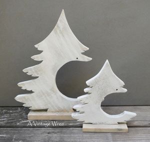 ป้ายไม้ติดผนังกล่องงานฝีมือทำจากไม้สำหรับตกแต่งเทศกาลคริสต์มาสงานไม้ - Product Image 3