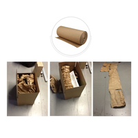 Vente chaude auto-distribué simple face PE enduit pulpe vide remplissage rouleau de papier emballage impression modèle emballage rembourrage boîte remplissage