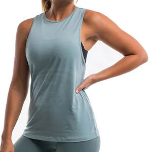 Confortable respirant à séchage rapide femmes Gym Fitness débardeur Polyester/coton personnalisable pour décontracté vêtements actifs - Product Image 1