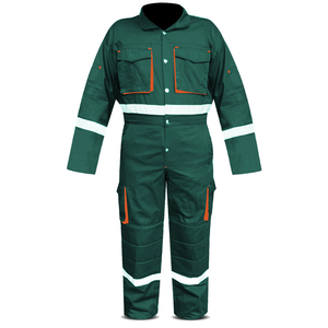 Combinaison rembourrée doublée thermique Combinaison utilitaire de travail Combinaison unisexe en coton mélangé Combinaison réfléchissante Combinaison de mécanicien - Product Image 4