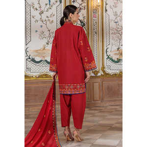 Traje de 3 Piezas Bordado para Mujer con Bordes CL-52449 - Product Image 1